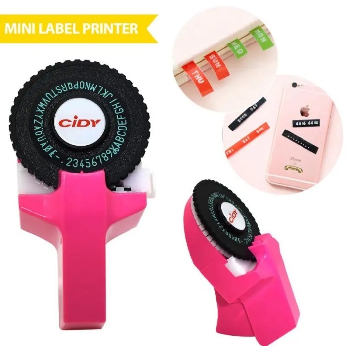 

PROMO! NS - Label Maker Emboss 3D Stiker Label DIY Print Manual