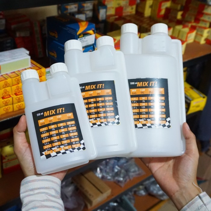 ] Botol Takaran Oli Samping Vespa Oil Mixture