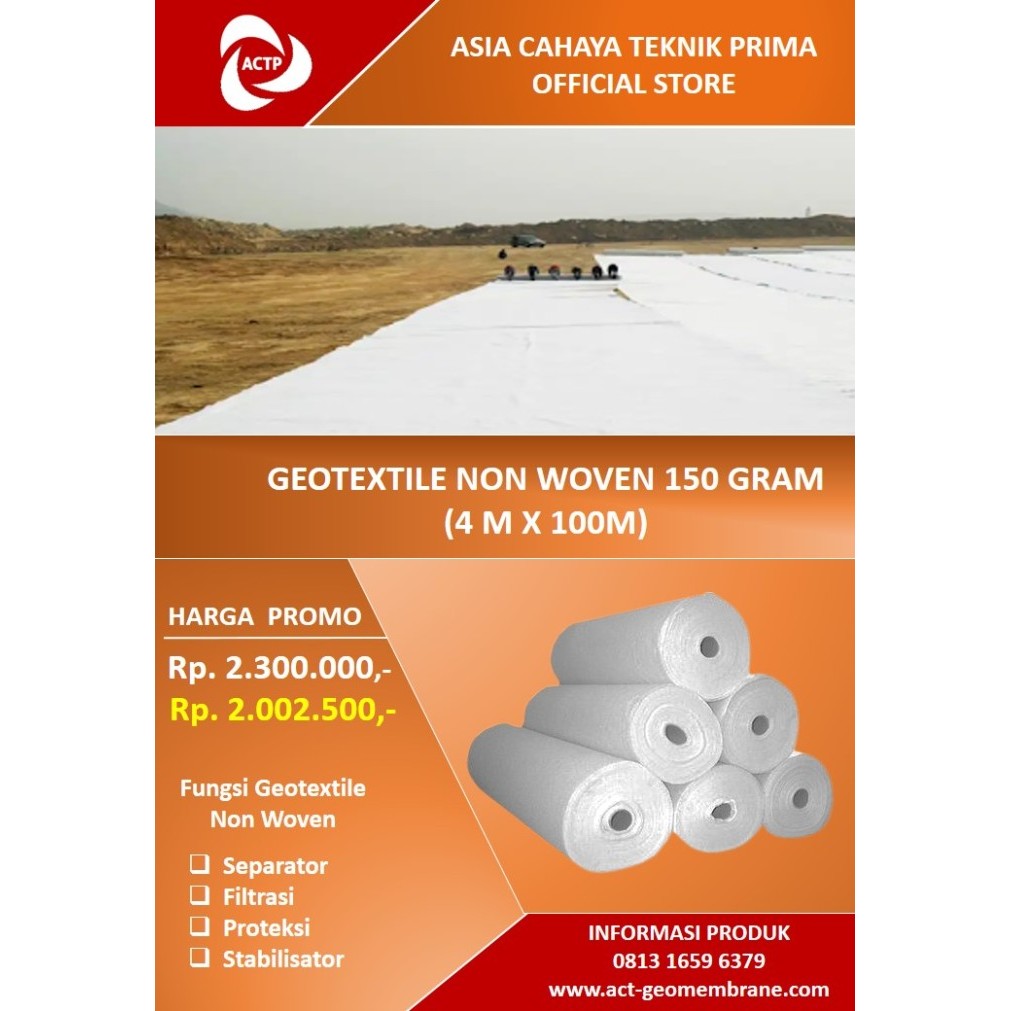 Geotextile Non Woven 150 GRAM
