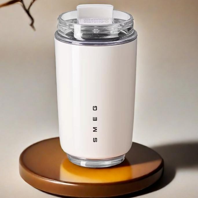 Smeg Tumbler Minum Mug Cup 240ML Cangkir Kopi Stainless Lucu Set Coffee Enamel Teh Poci Paper Kerami