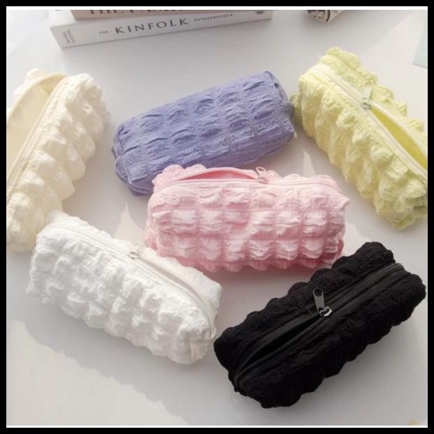 

Pouch Cosmetic Pencil Bag Tempat Pensil Stationery Case Make Up Wanita