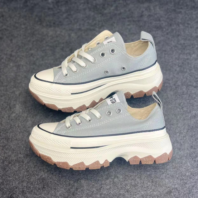 CONVERSE All Star 100 Trekwave Low Top 100th Anniversary Japanese Heightened Thick Sole Light Grey R