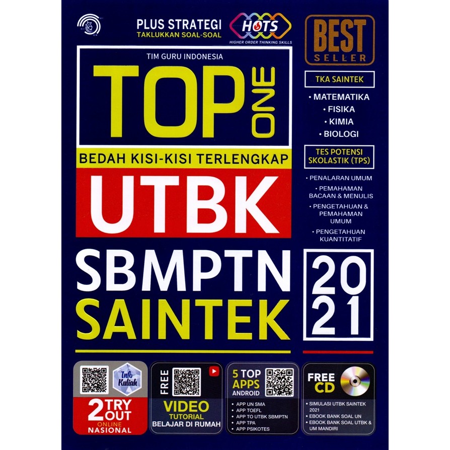 TOP ONE UTBK SBMPTN SAINTEK 2021 + CD