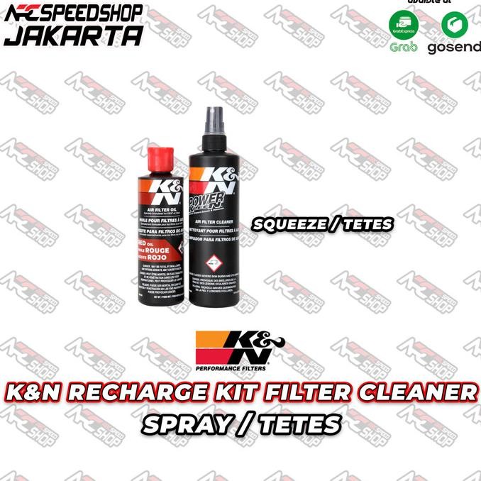 K&N Recharger Kit Filter Cleaner KNN Cairan Pembersih Filter