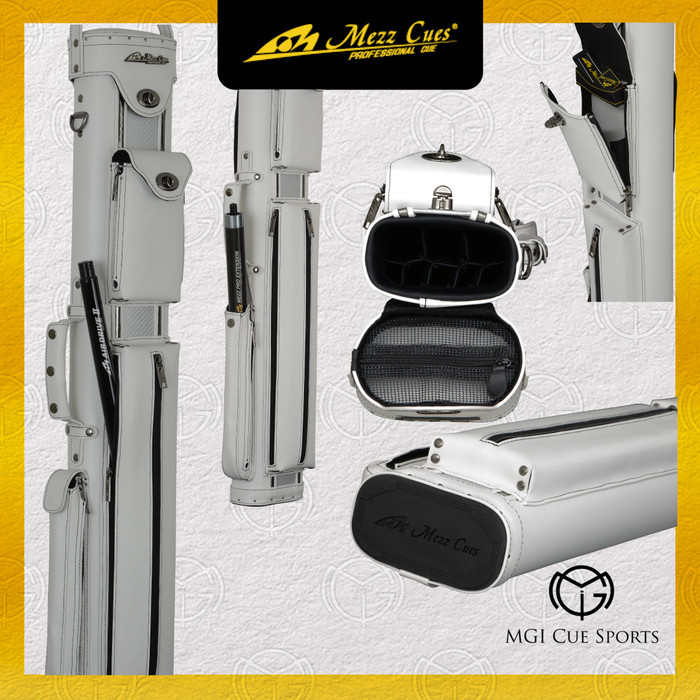 Murah Mezz Billiard Cue Case GMC35 White Non COD