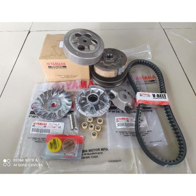 FULL SET PAKET CVT YAMAHA MIO SPORTY, MIO SMILE, SOUL KARBU,KODE 5TL