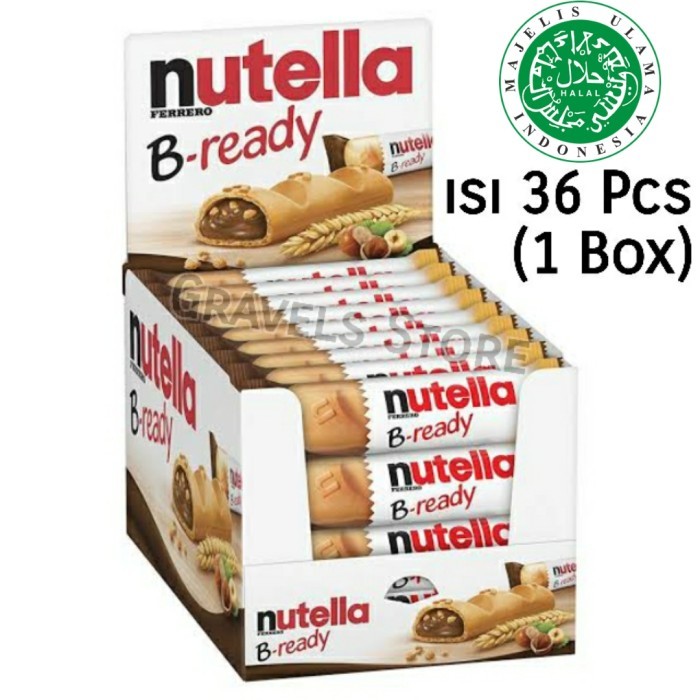 

[isi 36 Pcs] Ferrero Nutella B Ready / BReady - Cokelat Hazelnut Snack