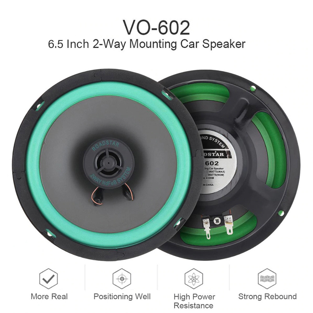 PROMO TaffSTUDIO Roadstar Speaker Subwoofer Mobil HiFi 6.5 Inch 160W 1 PCS - VO-602 Kualitas Terbaik