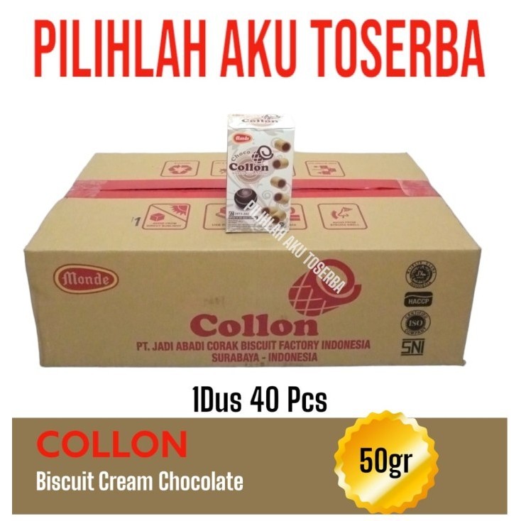 

Monde COLLON CHOCOLATE Cream 50 gr - ( HARGA 1 DUS ISI 40 )