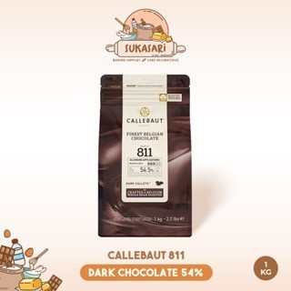 

Callebaut Dark 54% 811 1 kg bag - dark cooking chocolate dcc