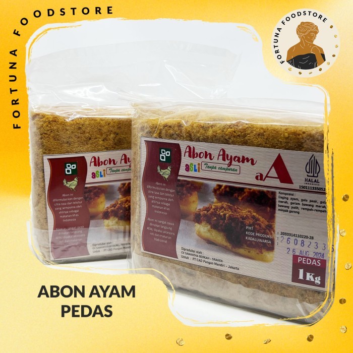 

AA Abon Ayam Pedas Halal Original Premium 1kg