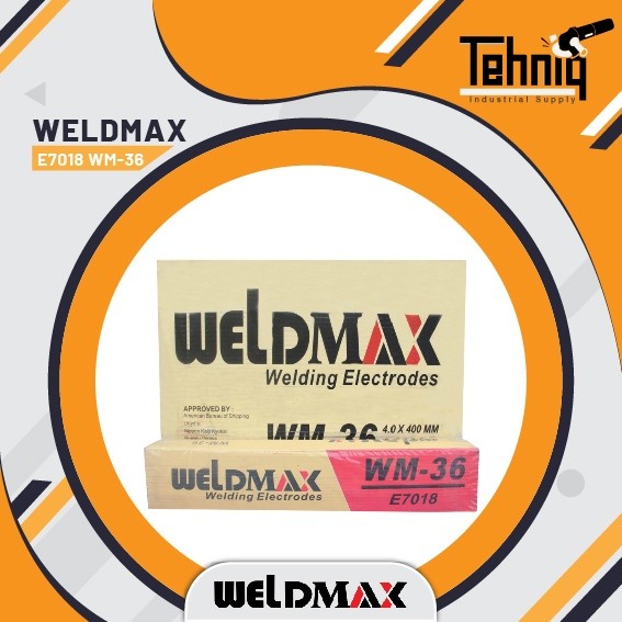 Weldmax Kawat Las 5kg / Kawat Las Electroda E7018 (WM-36) Weldmax
