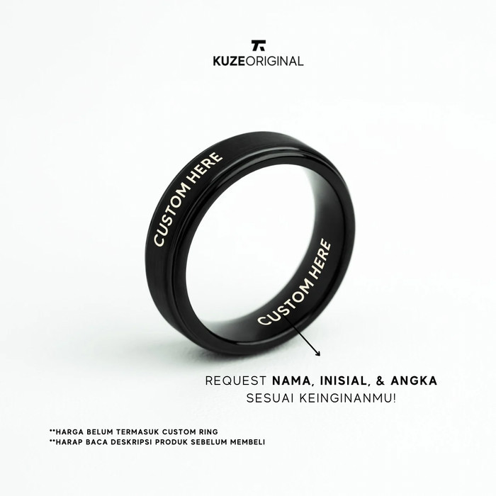 Kuze Original Cincin Tungsten / Ring - Miller