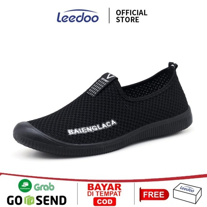Leedoo Sepatu Pria Sepatu Slip On Pria Sepatu Casual Pria MR209