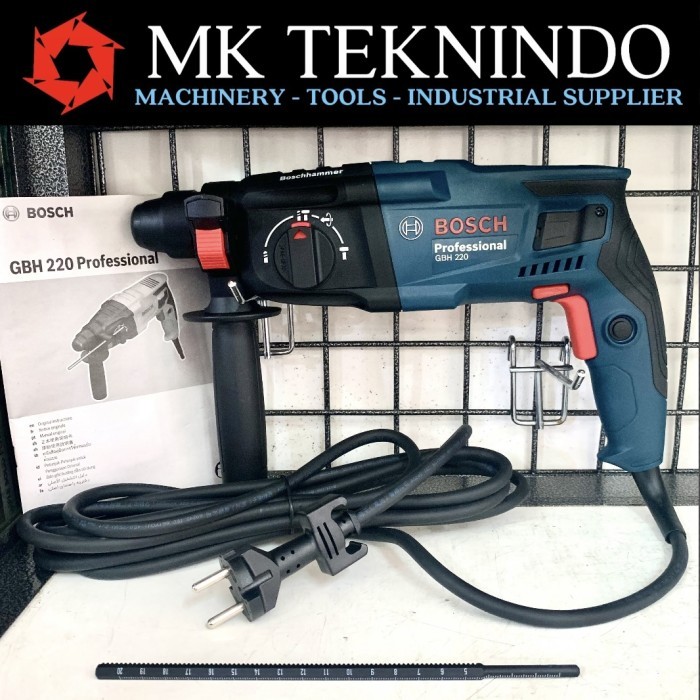 Promo Bosch Gbh 220 Mesin Bor Bobok Beton Sds Plus Rotary Hammer 3 Mode