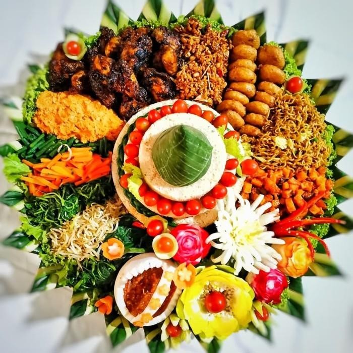 

Nasi Tumpeng Porsi Untuk 10 Orang New 100 % Original