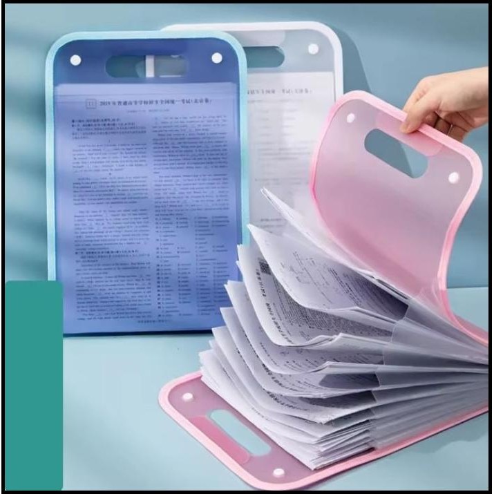 

Tas File Map Organizer Penyimpanan Dokumen Transparan Anti Air Ukuran 36*24cm