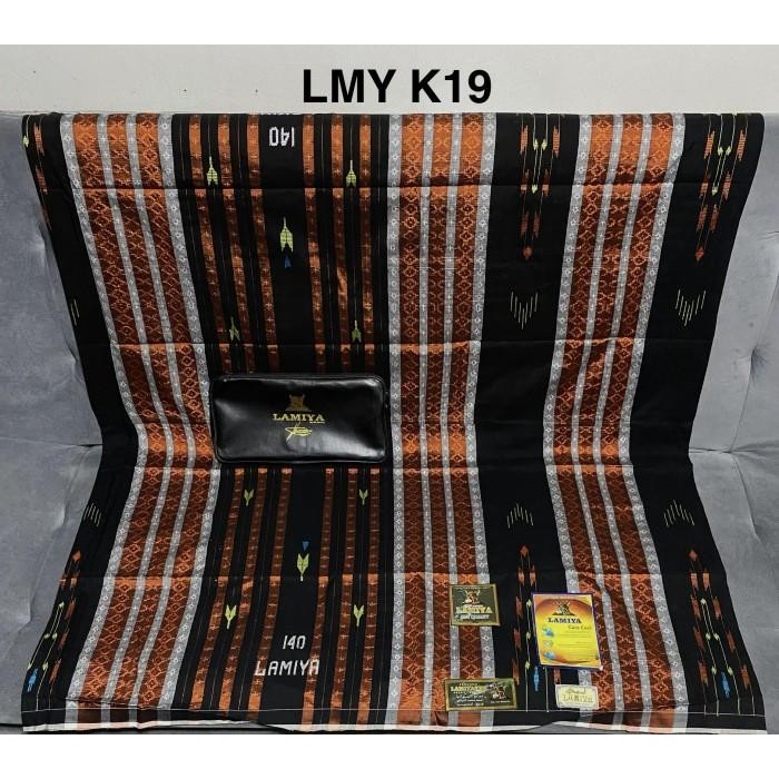 Sarung Lamiya Jahit Tengah 200 & 140 Terbaru 100 % Original