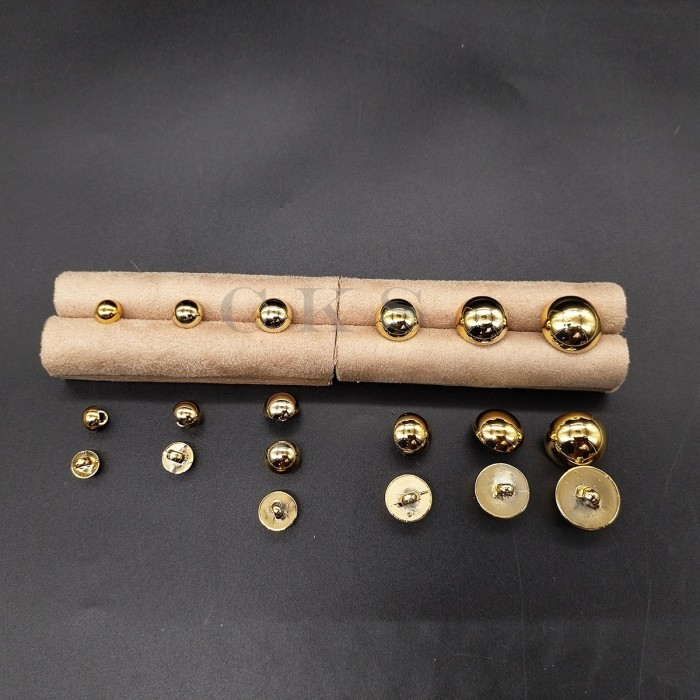 kancing bentuk jamur / kancing polos timbul / kancing jamur