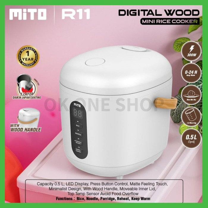 MITO RICE COOKER DIGITAL MINI R11 0.5 LITER