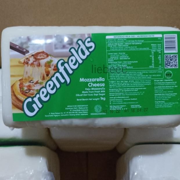 

Eju Greenfield Mozzarella Cheee 1G 1 G Mozarella