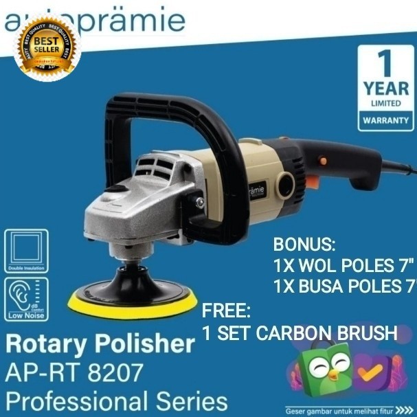 TERBARU MESIN POLES ROTARY/POLISHER ROTARY AUTOPRAMIE/MESIN POLES MOBIL BISA GOSEND