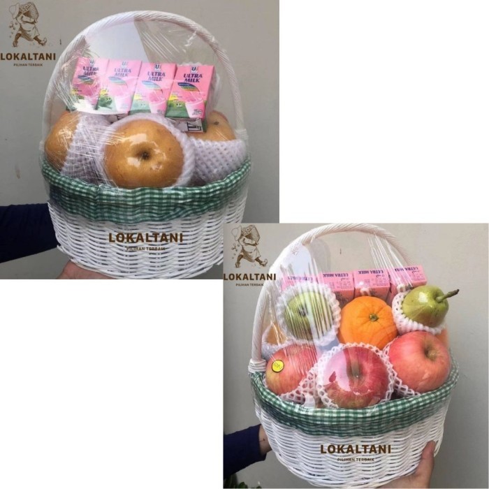 

BIG PARCEL BUAH Hampers buah keranjang rotan Parcel Buah