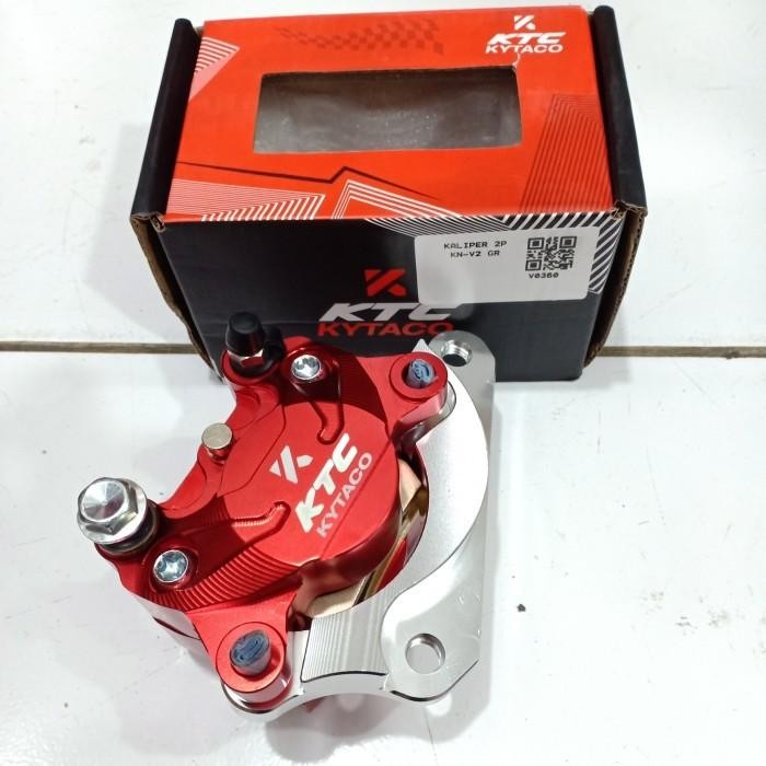 Bracket Kaliper 2P Ktc Kytaco Piringan Standar 220Mm Jupiter Mx 135Cc/ Breket Kaliper 2 Piston Kyta 