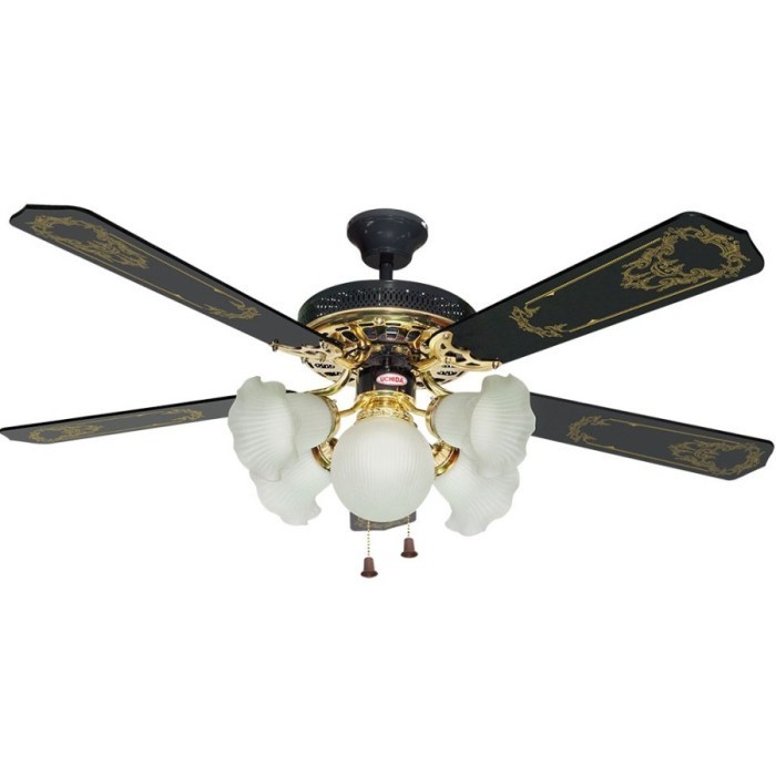 Uchida MCF52205BK Kipas Angin Gantung 5 Lampu 52 inch