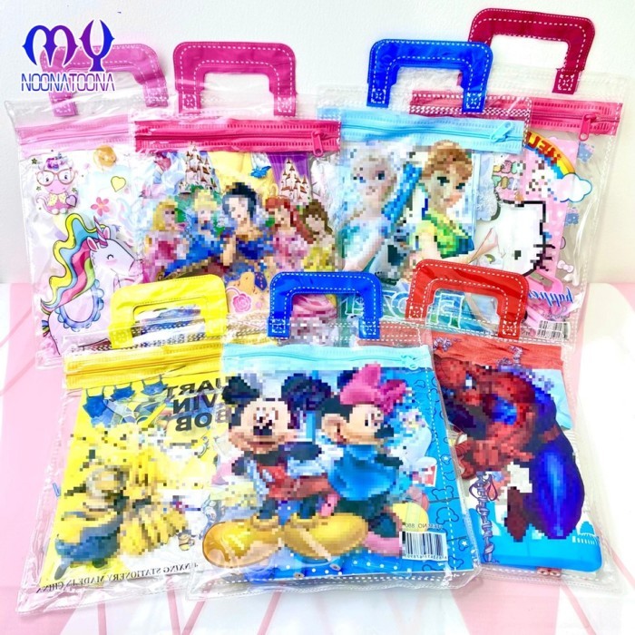 

Paket Alat Tulis Set Anak Sekolah 6 In 1 Stationery Set Lucu Karakter Kartun