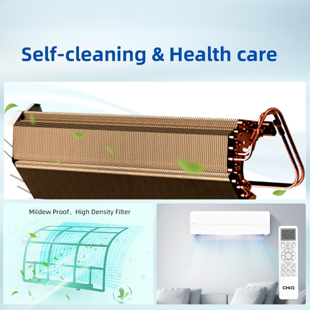 CHiQ AC 1/2 PK STANDARD 05QB2 [INDOOR + OUTDOOR UNIT ONLY] [FAST COOLING] [SLEEP MODE] [ECO MODE]