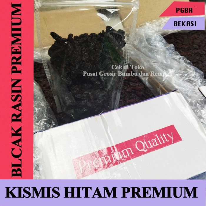 

Kismis Hitam 5 Kg / Premium Black Raisin 5 kg / Kismis Hitam Grosir / Dark Raisin 5 kg / Black