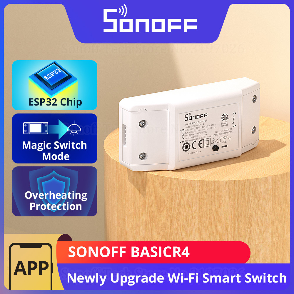 SONOFF BASIC R4 Wi-Fi ESP32 Chip Smart Switch Smart Sne