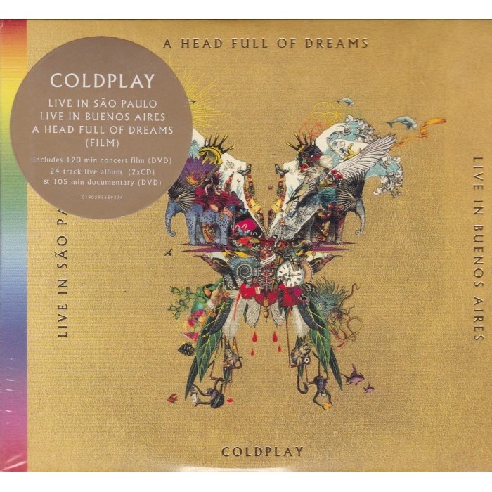 Coldplay Live in Buenos Aires / Live In Sao Paulo CD DVD