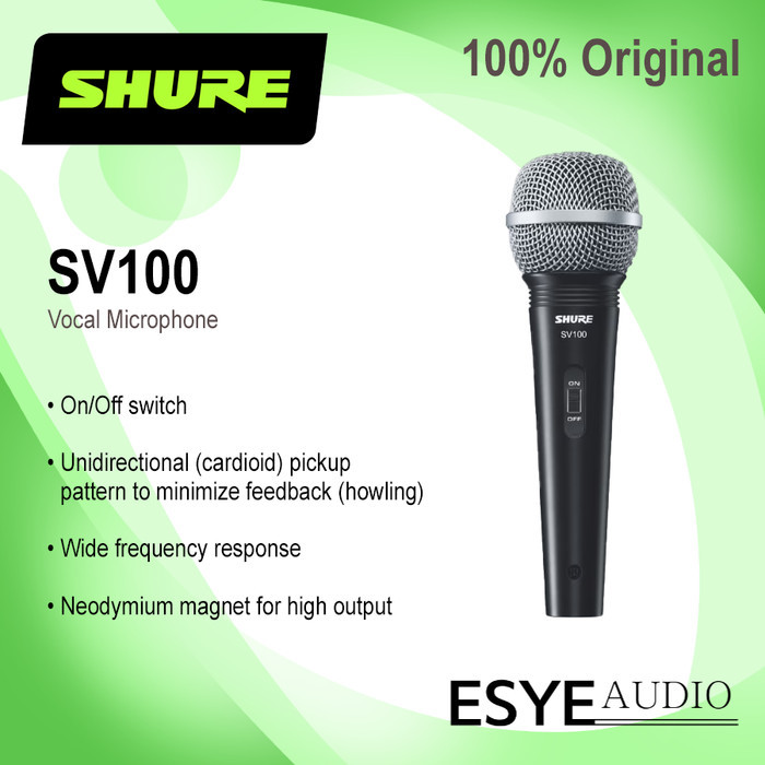 Mic kabel shure SV 100 (100% ORI)