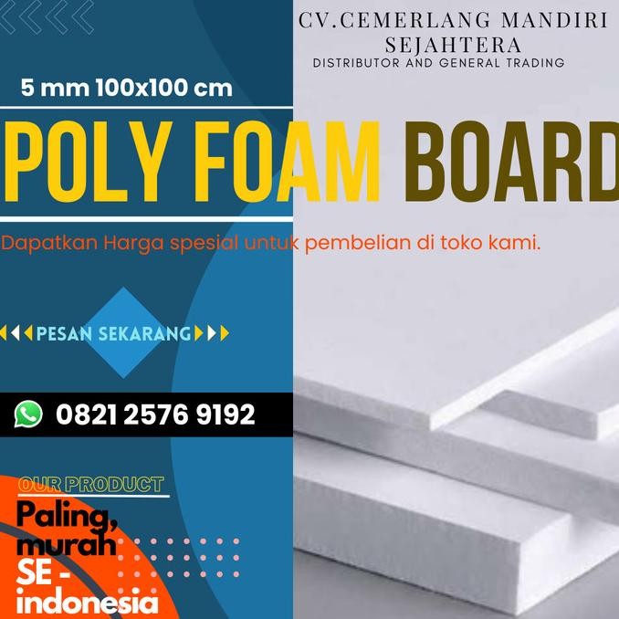 

Kertas Office POLYFOAM Tebal 10 mm 100x100 Cm ORIGINAL BEST QUALITY