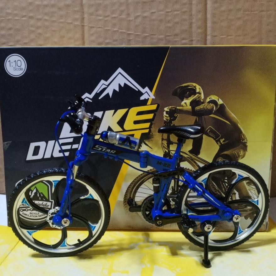 Mainan Miniatur sepeda gunung skala 1:10 BIKE DIE CAST MAINAN HOBI