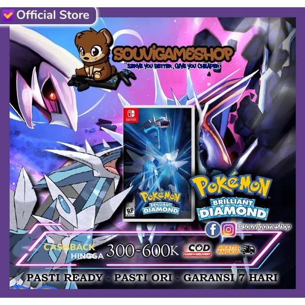 PALING MURAH NINTENDO SWITCH POKEMON BRILLIANT DIAMOND GAME SWITCH ENG