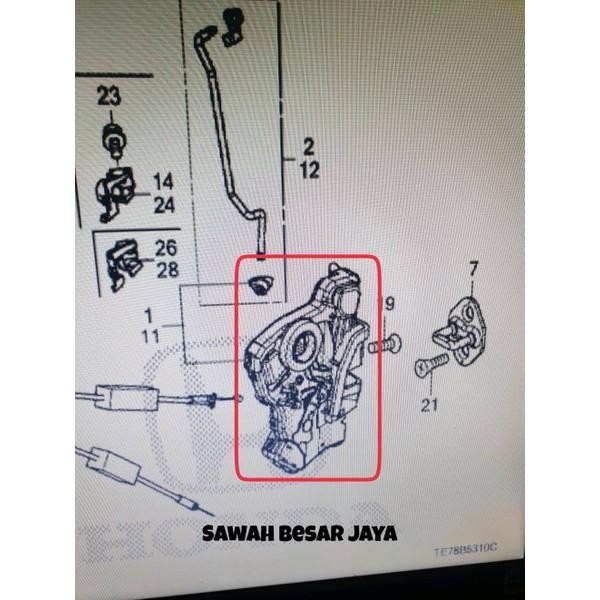 Door Latch - Door Lock Kunci Pintu Honda Brio Mobilio Brv Original