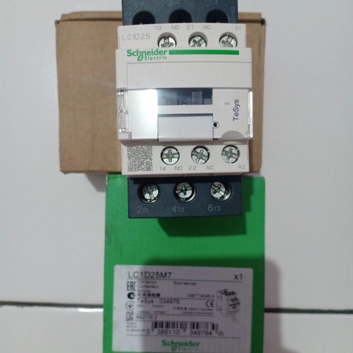 Murah kontaktor contactor schneider LC1D25 M7 40 amper 220 VAC Non COD