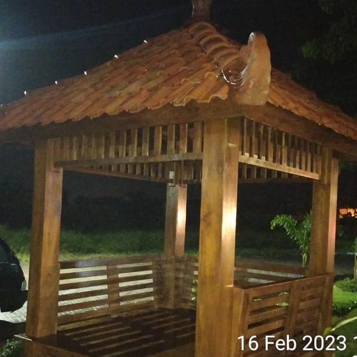 gasebo kayu jati