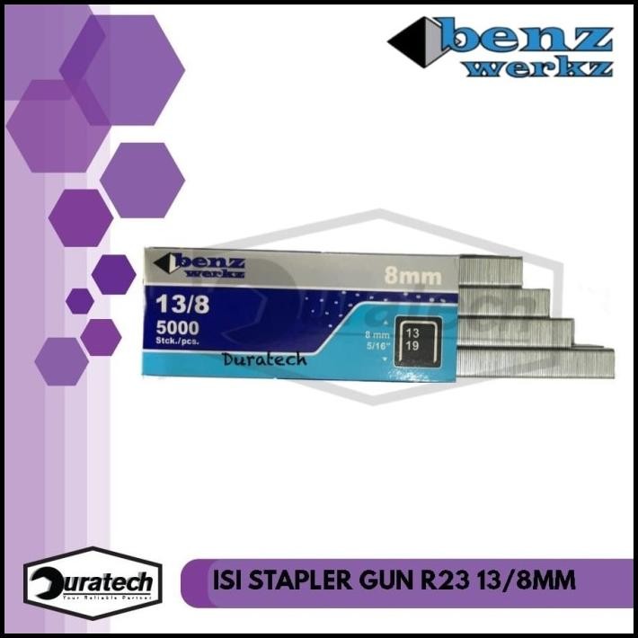 

Isi Staples 13/8 (8Mm) Tembakan Tangan R23 / Isi Gun Tacker R23 Benz