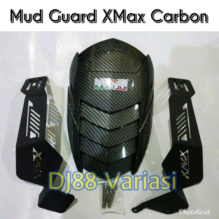 Terbaik Mudguard Xmax 250 Carbon Penahan Lumpur Belakang Ban Pnp Xmax New