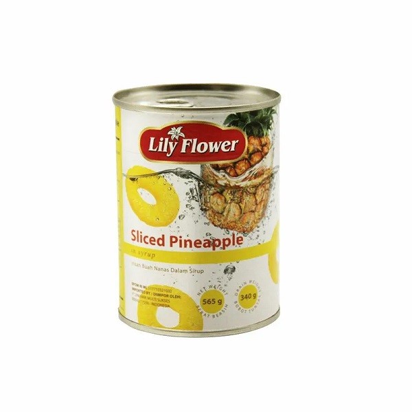 

LILY FLOWER SLICED PINEAPPLE IN SYRUP 565 GR