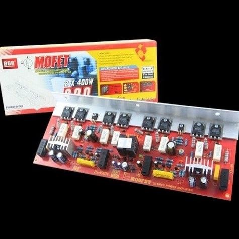 Open DS] Kit PA. Mosfet 2x400W Bell ( 800W RMS ) Power Ampli Amplifier 800Wat