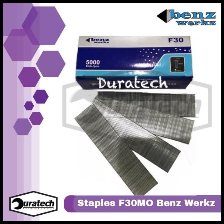 

Industrial Staples F30Mo / Isi Staples Tembak Angin / Paku Mabel Benz