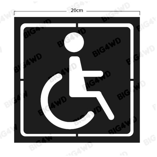 

TERLARIS! STENCIL MAL CETAKAN CAT SEMPROT DIFABEL