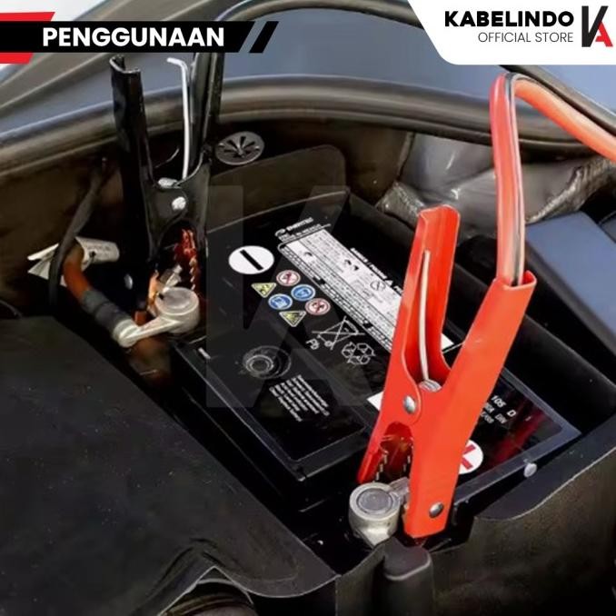 Kabel Aki Mobil / Kabel Jumper / Kabel Accu 800 Ampere 2 Meter Original Dan Terlaris