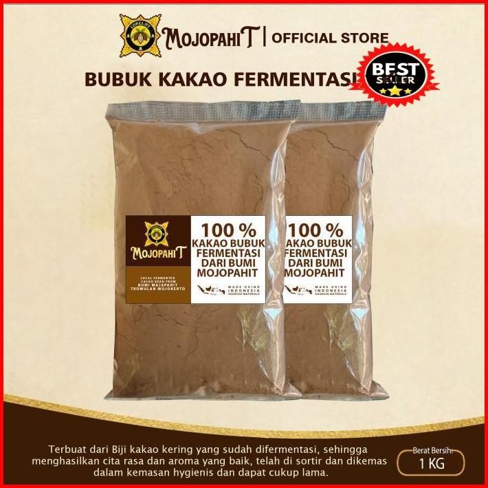 

Cokelat Mojopahit I Bubuk Kakao Dari Biji Kakao Fermentasi 1 Kg Terbaru 100 % Original