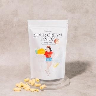 

Sour Cream Onion Cheese Bites 70g - healthy snack by Sodachips (no MSG)
